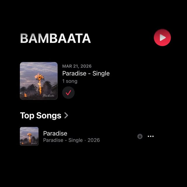 Photo by BAMBAATA on March 23, 2026. May be an image of text that says 'BAMBAATA